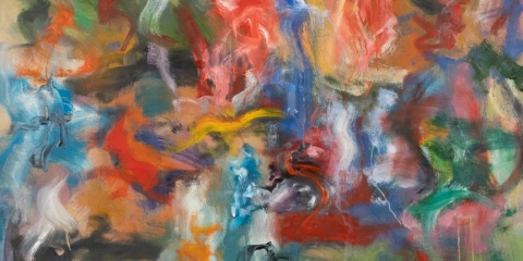 Opening Night, 2022, oil on canvas, 64x48 inches