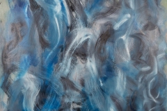 Big Blue ,2022, oil on canvas 64x48 inches
